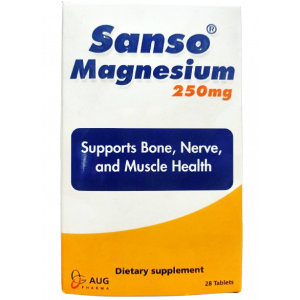 SANSO ® MAGNESIUM 250 MG DIETARY SUPPLEMENT 28 TABLETS